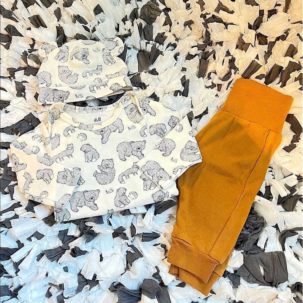 H&M 3PC Organic Cotton Set